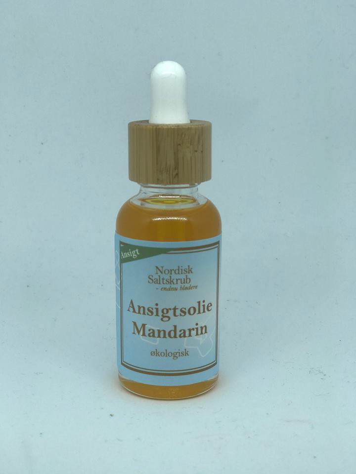 Ansigtsolie Mandarin, Økologisk 30 ml.