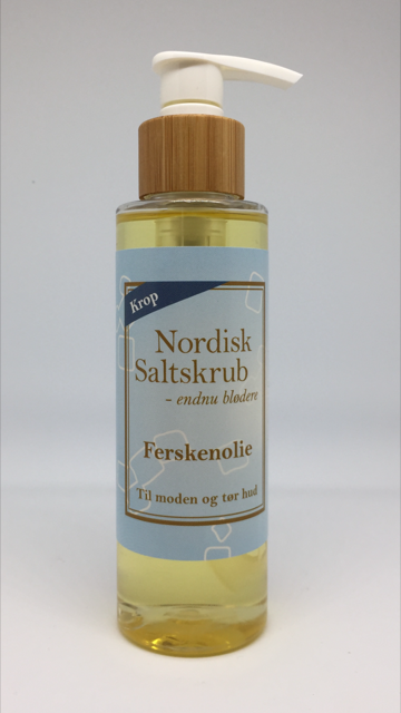 Ferskenolie, Koldpresset kropsolie