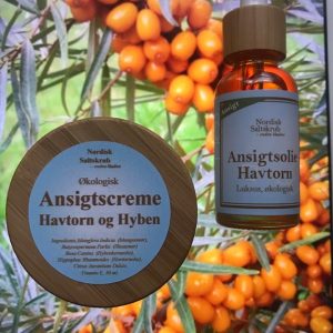 Ansigtspakke Havtorn, Ansigtscreme og ansigtsolie