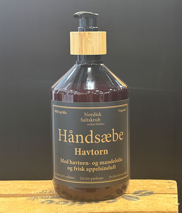 Håndsæbe Havtorn, 500 ml. med duft af appelsin